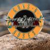 Retro Western Cowboy Oval Belt Buckle – Double Gun & Rose Design, Versatile Zinc Alloy for Men & Women