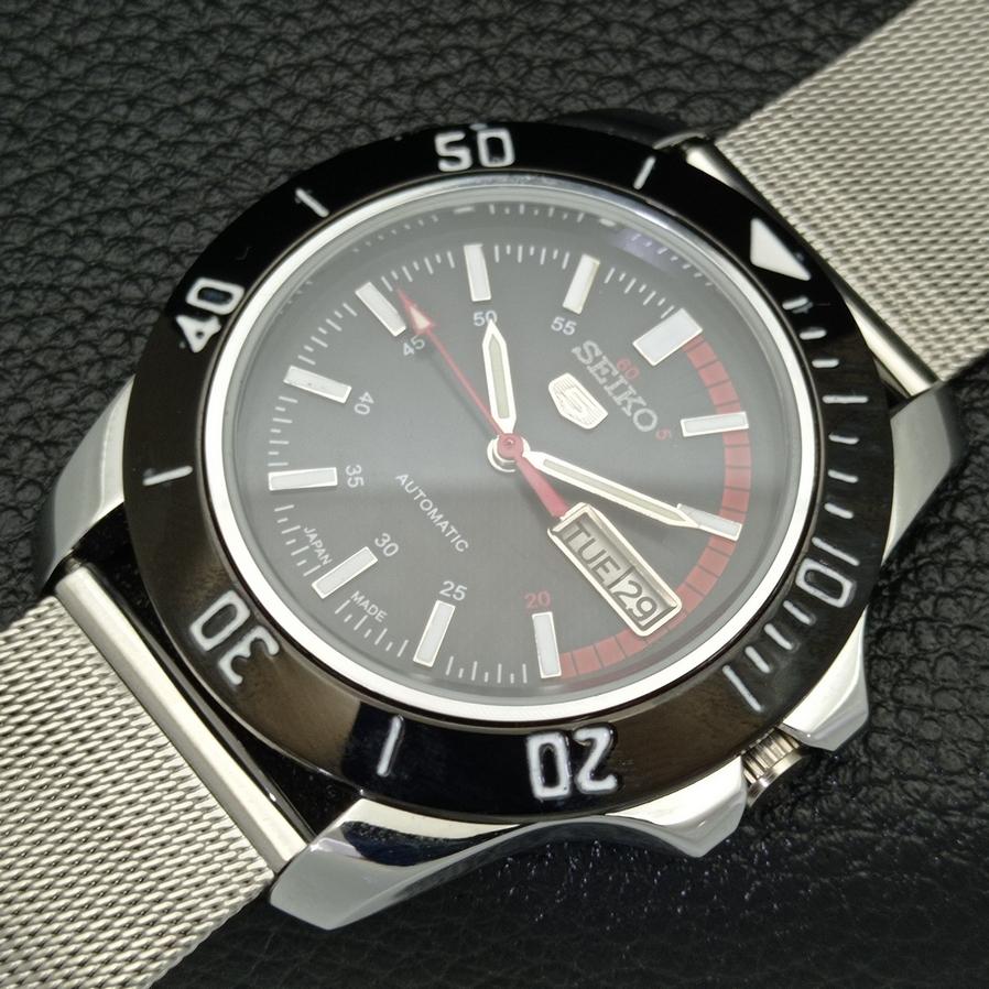 Seiko 5 AUTOMATIC 6309A REFURBISHED JAPAN MENS BLACK DIAL WATCH A426504-2 RL-a426504