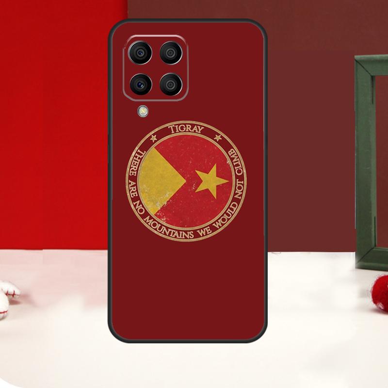 Tigray Flag Case For Samsung Galaxy M52 M32 M12 M54 M34 M14 M35 M56 M06 M55 M15 M11 M13 M16 M36 M31 M53