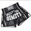 Thai Drawing Black Muay Thai Kickboxing Boxing MMA UFC Casual Shorts Gym Sport Unisex Men Women Workout Quick Dry Print Elastic High Waist Training
