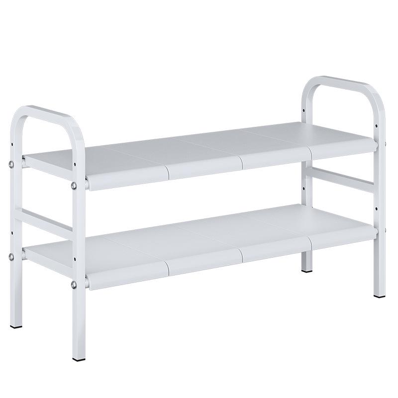 Retractable Under-Sink Tiered Shelf and Pot Storage Rack