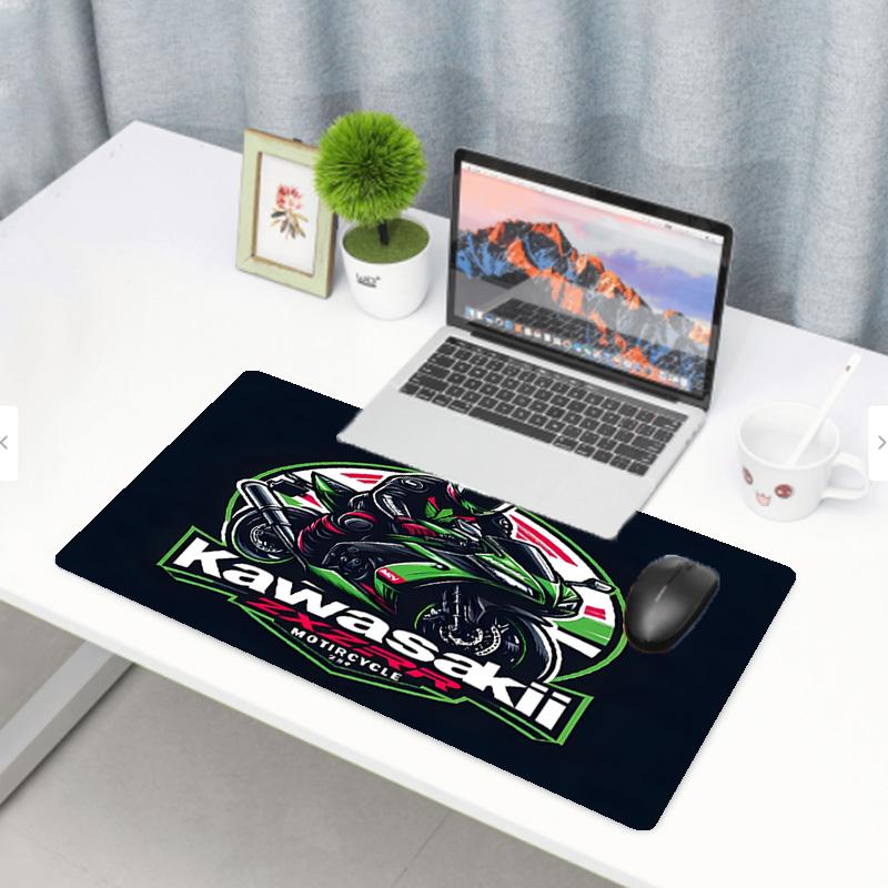Kawasaki Print Mouse Pad, Anti‑Slip Desktop keyboard Mat, for PC Laptop Gaming Working Daily Use, Cool Festival Birthday Gift