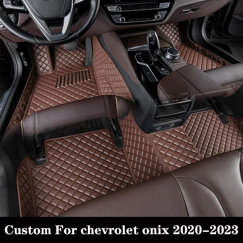 

Автомобильный коврик на заказ для Chevrolet Onix 2020 2021 2022 2023, износостойкий мужской роскошный женский ковер, 1 шт., подставка для ног, автоаксессуар