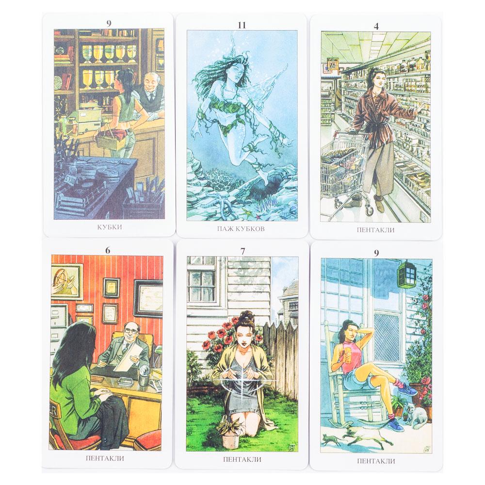 78 Cartes de Table Païennes Russes pour Fêtes Précognition Divination Jeu de Société Carte Tarot
