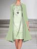 Spring and Autumn Printed Medium and Long Sleeves Loose Multi-color Two-piece Set