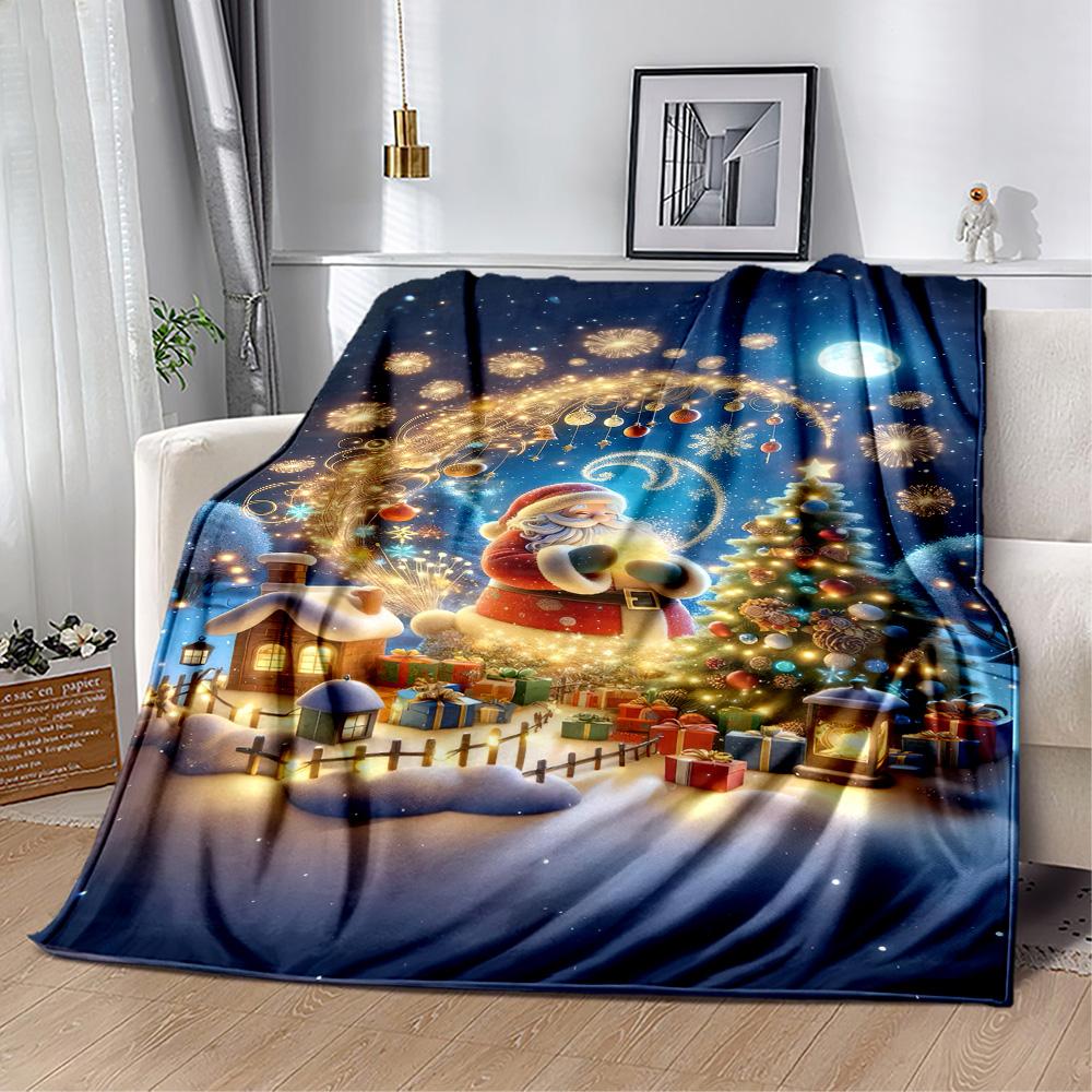 Christmas 314 Blanket Soft & Cozy Suitable for Picnics Sofa Office Chair Four Seasons Universal Modern Style