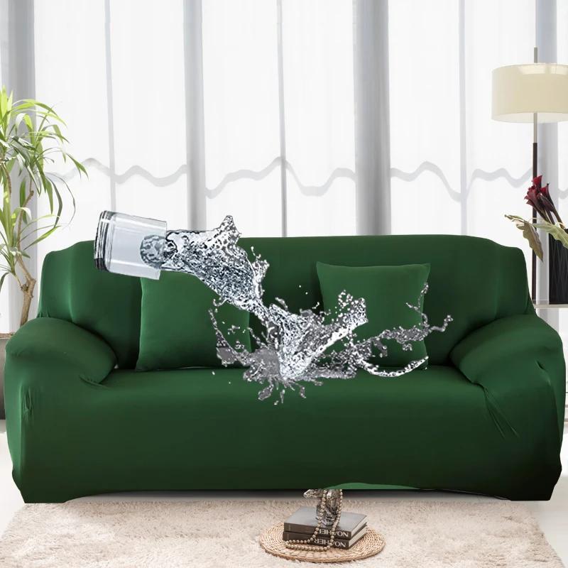 1/2/3/4 Seats Sofa Couch Cover Waterproof Elastic Corner Sofa Covers L Shaped Sofa Slip Cover Protector Bench Cover Thin Fabric