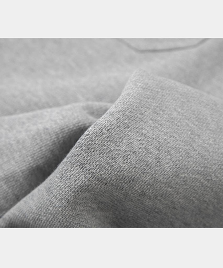 LETTERCOMO Heavy Cotton Piping Wide Sweatpants Gray