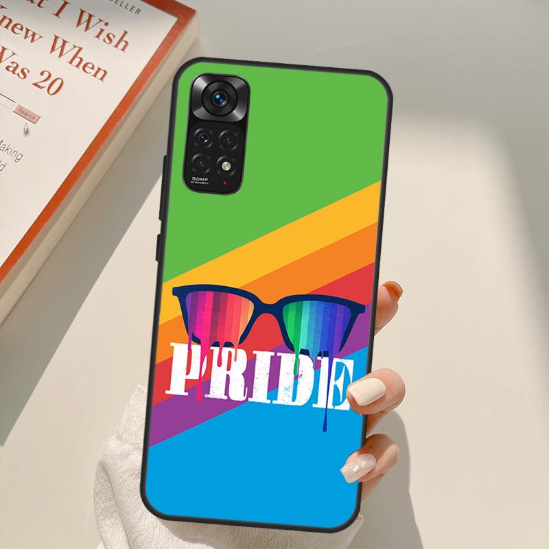 Custodia Amore Pride LGBT Per Xiaomi Redmi Note 11 Pro 8 9 11S 10S 9S Note 10 Pro Cover Per Redmi 10 10C 9A 9C