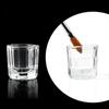 Auxiliary Nail Art Tool Glassware Powder Mixing Glass Cup Manicure Tools Octagon Cup Crystal cup