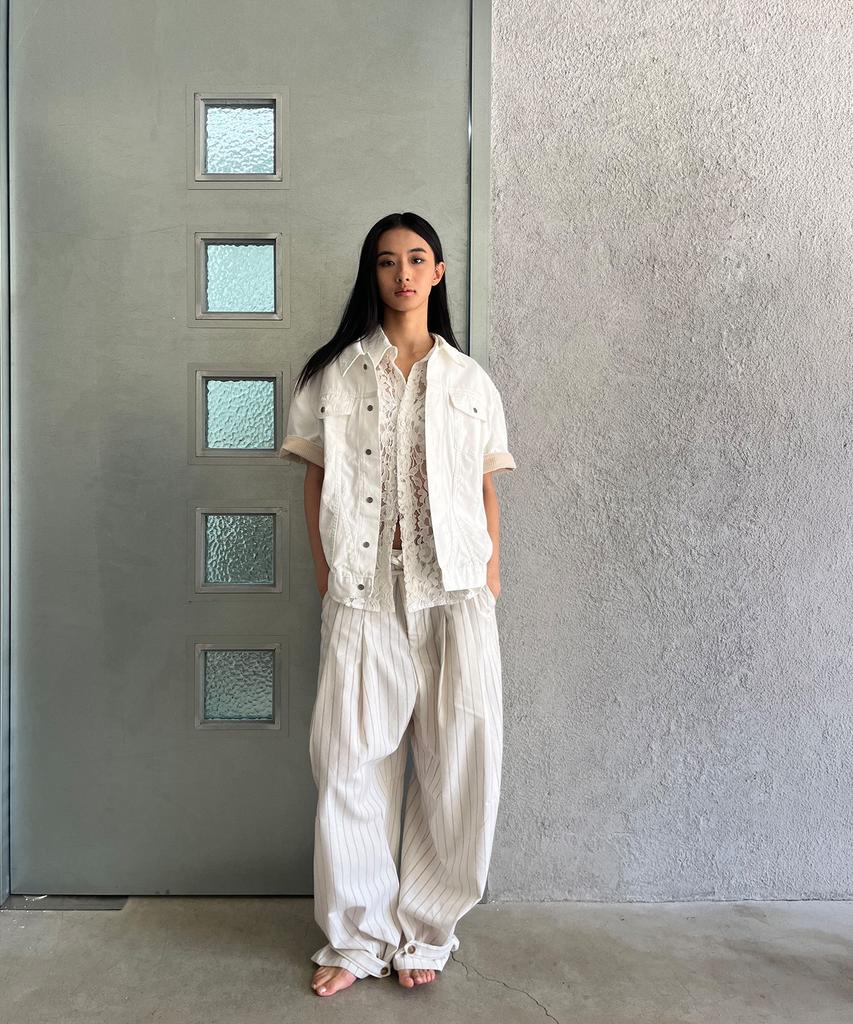 PARADIGMFILM [Ep.02] Lace Crop Half Shirt (Ivory)