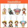 Cute One Piece Luffy Zoro Keychain Toy Keyring Bag Pendant Figures Doll Gift For Kids