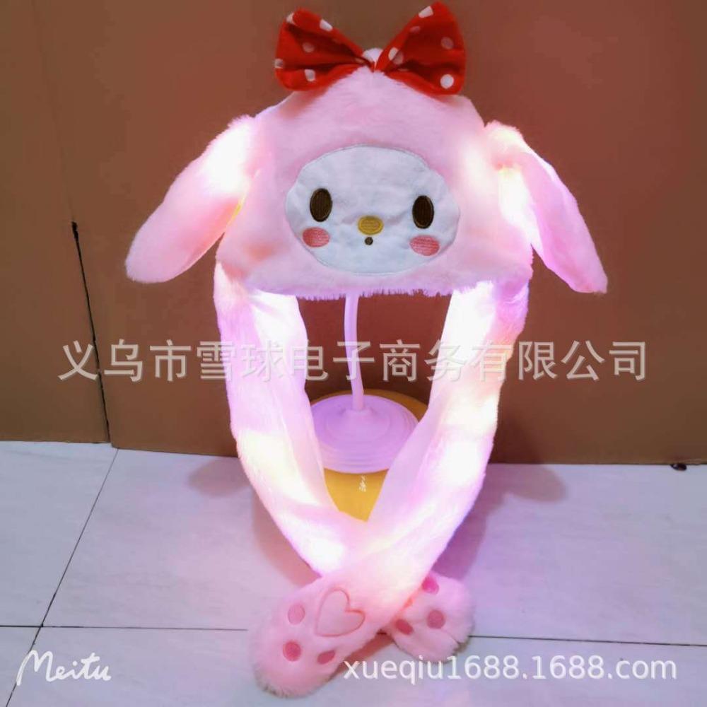 

Бестселлер в стиле, прославившемся в интернете: Милая и игривая мультяшная шапка со световой функцией, подвижными ушами и дизайном с воздушной подушкой