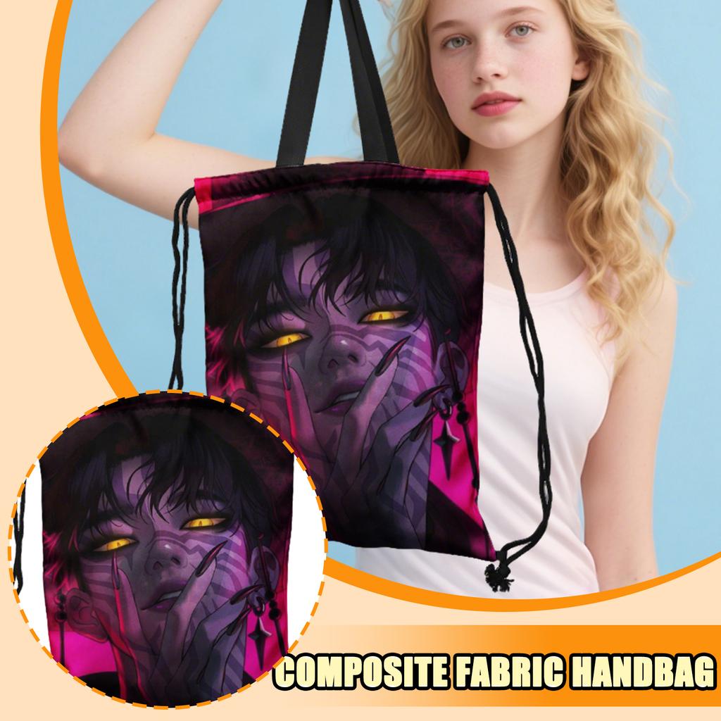 Waterproof Composite Fabric Dual-purpose Drawstring Storage Bag