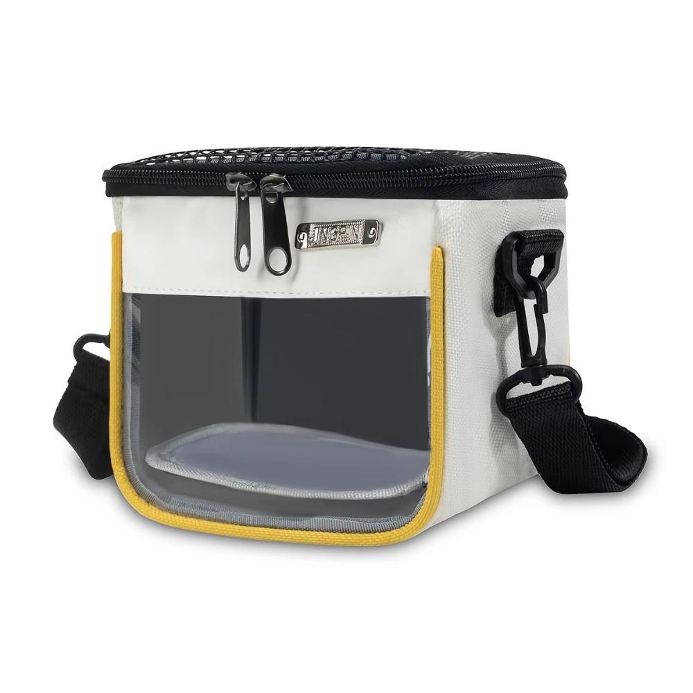 Portable Small Pet Carrier Bag Ventilated Squirrel Carrier Bag Outdoor Use белый