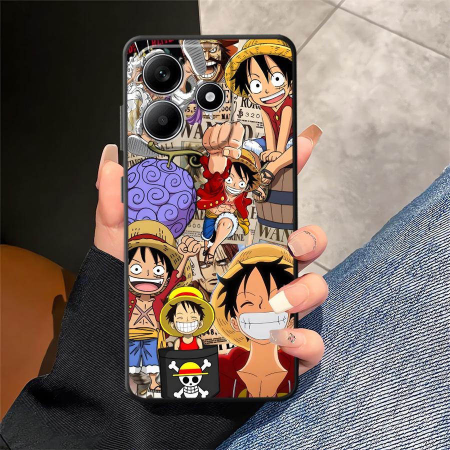 Cartoon One Pieces Funda Phone Cover Case for Xiaomi Redmi Note 11 13 Pro Plus 11s 12s 12 Pro 9 10S 9S 7 8 14 10