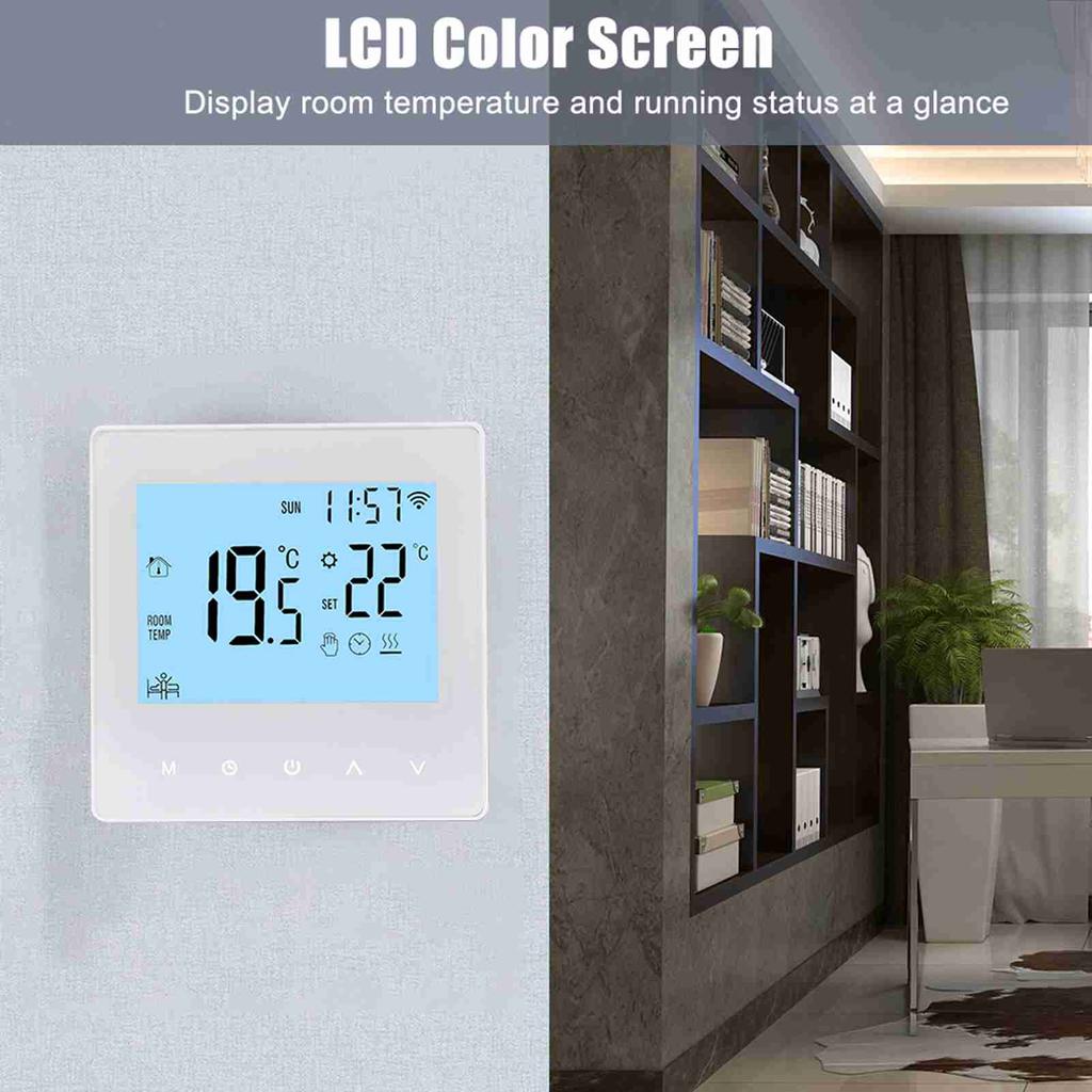 Wifi Smart Thermostat Low Power Battery Water Gas Boiler Temperature Controller Digital Intelligent Thermostat Water Heating
