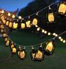 LED Solar String Lights: Outdoor Camping & Courtyard Tent Decor with Colored Bulb