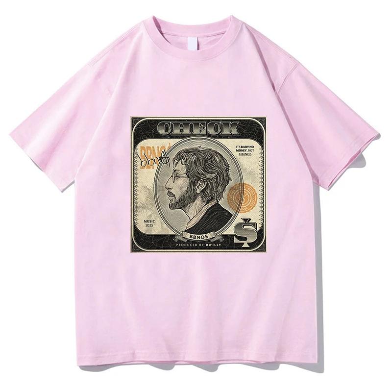 

Bbno$ Check Fans Tour 2025 T-Shirts Merch Women Unisex Crewneck Casual Short Sleeve Tees Pure Cotton Fashion Tops Tees Streetwear 4XL