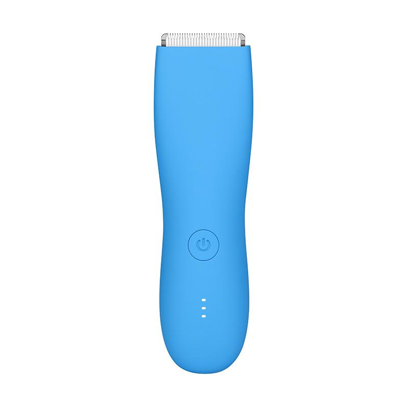 Electric men's pubic hair trimmer, full-body washable pubic hair trimmer, body hair shaver