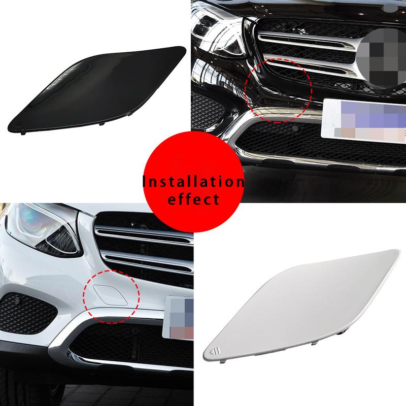 For Mercedes Benz W253 Front Bumper Trailer Cover Version GLC Front Bumper Towing Hook Hole Cover 2538850022  2016-