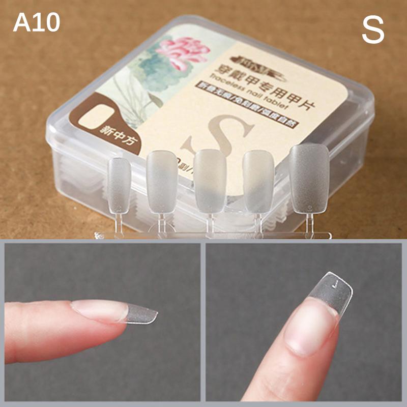 

100PCS/Box Soft Gel X Nail Tips Full Cover Coffin Stiletto Fake Nails Extra Short Almond Square Soak Off Gel False Nail Tips