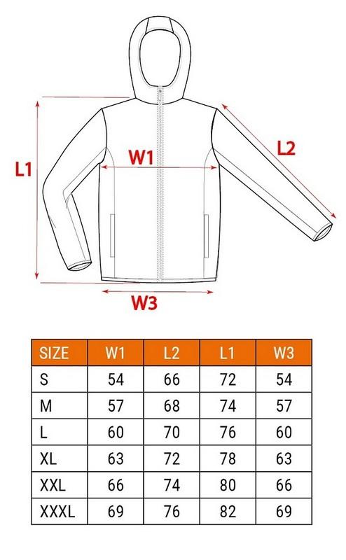 3-in-1 JACKET, 10000 PREMIUM MEMBRANE, SIZE XXXL - T N81-5723XL