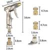Garden Shower High Pressure Garden Spray Gun, Metal Garden Hand Shower Adjustabl