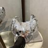 Acylic Small Clutch Bag With Sequins For Street Fashion And Daily Use