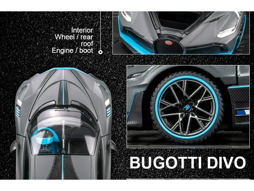 Star Hui 63900 Alloy Supercar Model - Static Steering Racing Car Toy