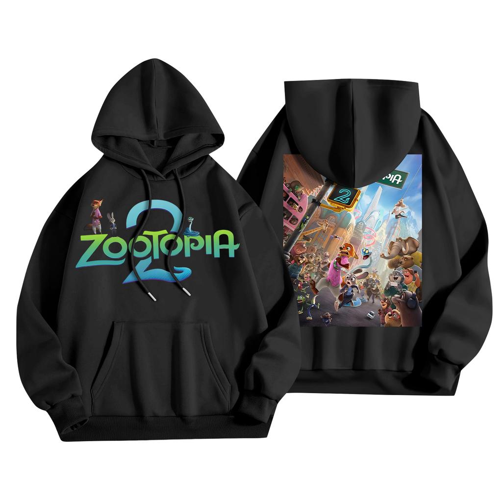 Women's Casual FashionPrinted  Casual Hooded Sweatshirt With Pockets