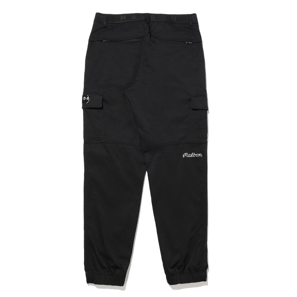 MALBON GOLF Jogger Fit Cargo Pants Black (Man)