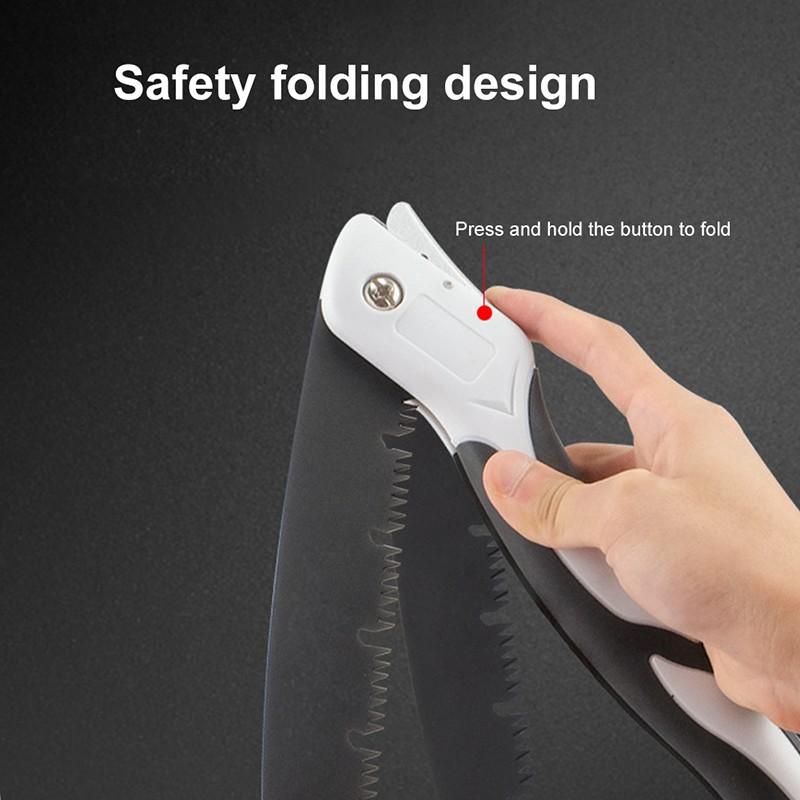 43cm 47cm 53cm Ağaç İşleme Katlanabilir Testere 3 Yan Taşlama Teflon Antipas Kaplama Günlük Testere Ağaç Düzelticiler Kamp için