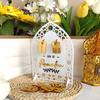 Mirror Surface Islamic Festival Ornament Ethnic Style Advent Day Calendar Board  Home Decoration