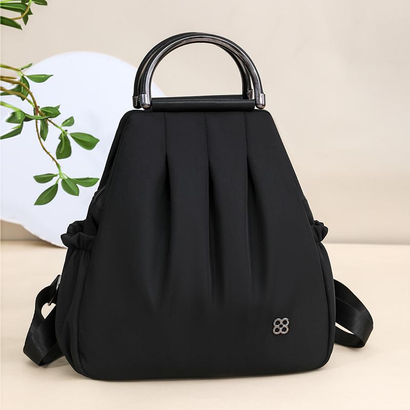 Plissierter Stepprucksack Multifunktionale Handtasche Reise Damen Tasche