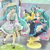 Hatsune Miku Desktop Cute Action Figure 20cm Neko Ears T-Shirt Ver. Anime Figurine Kawaii Girl Model Toy - Adorable Decor wi di