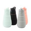 1Pc 20oz / 592ml Collapsible Water Bottle,Leak-Proof Reusable Silicone Travel Cup,Outdoor Hiking Water Cup Bar Tool