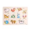 Colorful Alphabet Wooden Pegged Puzzle For Boys And Girls Above 3 Years Old