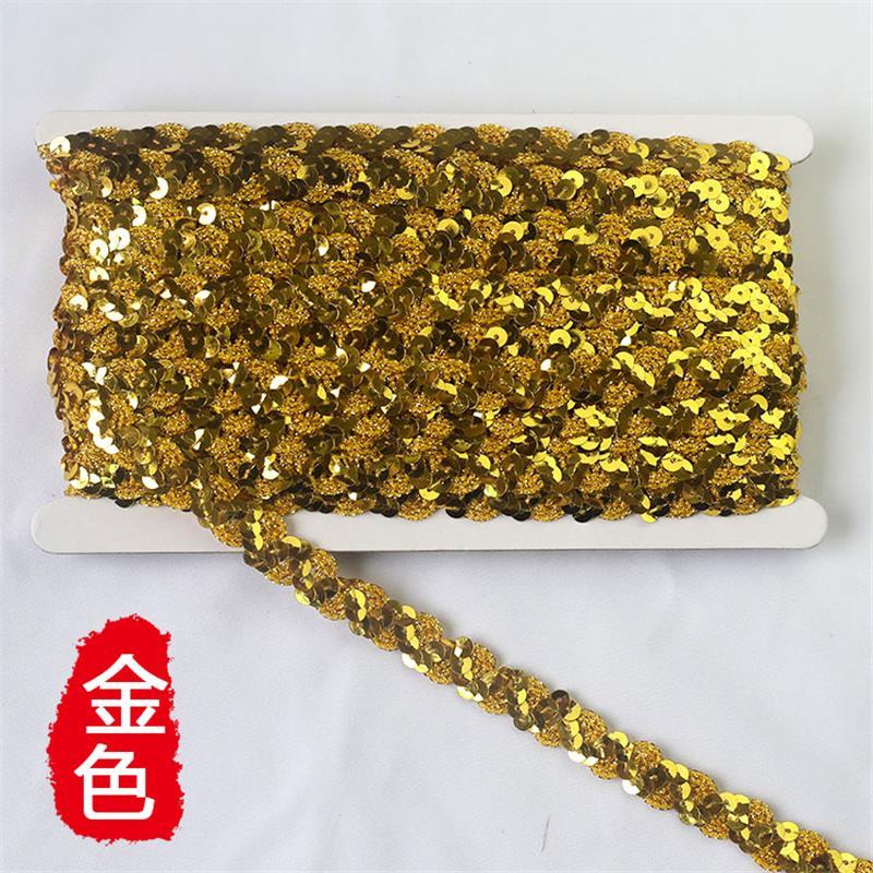 1.5cm Sequin Lace Accessory Sequines Strip Clothing Stage Performance DIY Handmade Decorative Ribbons Strip
