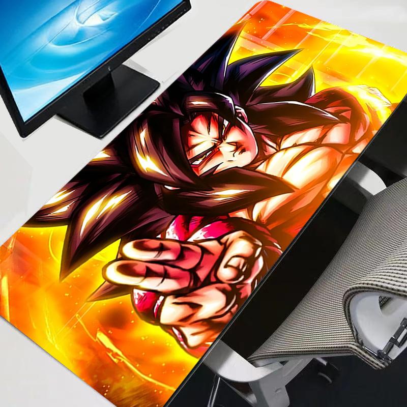 Dragon Balls Vegeta And Goku Anime Mouse Pad Larger Speed Mini Pc Computer rug Keyboard Desk Mat Gaming Accessories Mousepad