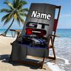 Custom Name Personalized Skyline GT Print Beach Towel, for Trip Camping Beach Party Home Decor, Birthday Gift for Family & Friends