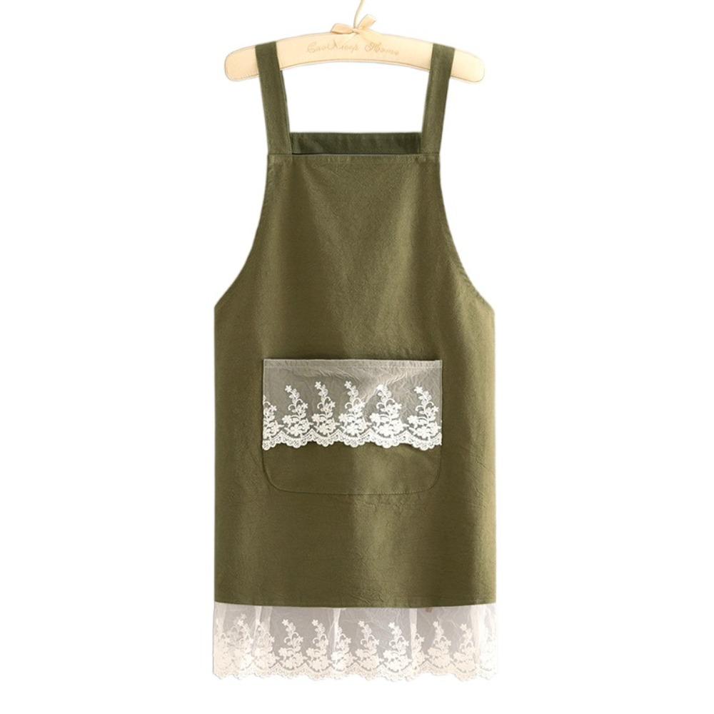 Cotton Kitchen Aprons Breathable Wear Resistant Restaurant Work Clothes Soft Anti fouling Coffee House Aprons Home