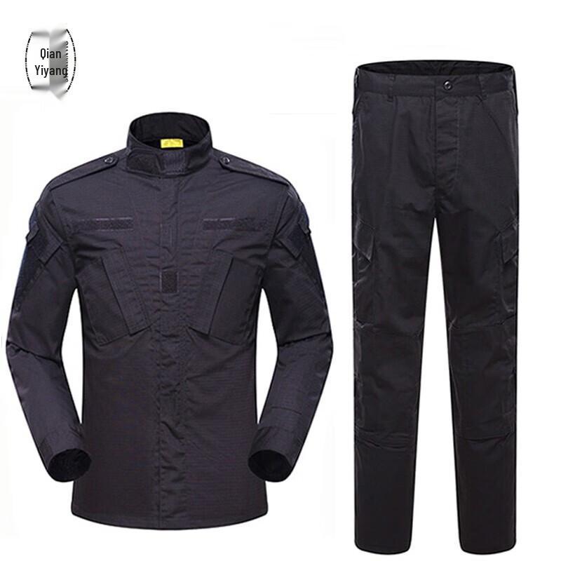 QIANYIYANG Men's Camouflage Tactical Training Suit Set