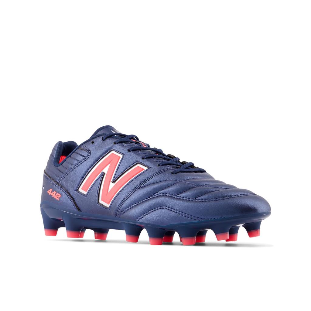 New Balance 442 PRO HG V2 Soccer M2 Size 2E Men's Shoes, (Navy/Red), 23.0 Cm,