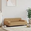 VidaXL Dog Bed, Pet Sofa with Wooden Frame, Basket for Puppies Indoor House, Brown 171873