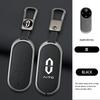 Zinc Alloy Leather Car Key Case Cover For Aito M9  Keychain Smart Remote Control Protect Key Shell Accessories