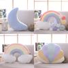 Sofa Plush Rainbow Pillow Cushion Sleeping Pillow Cloud Moon Home Toy Decoration