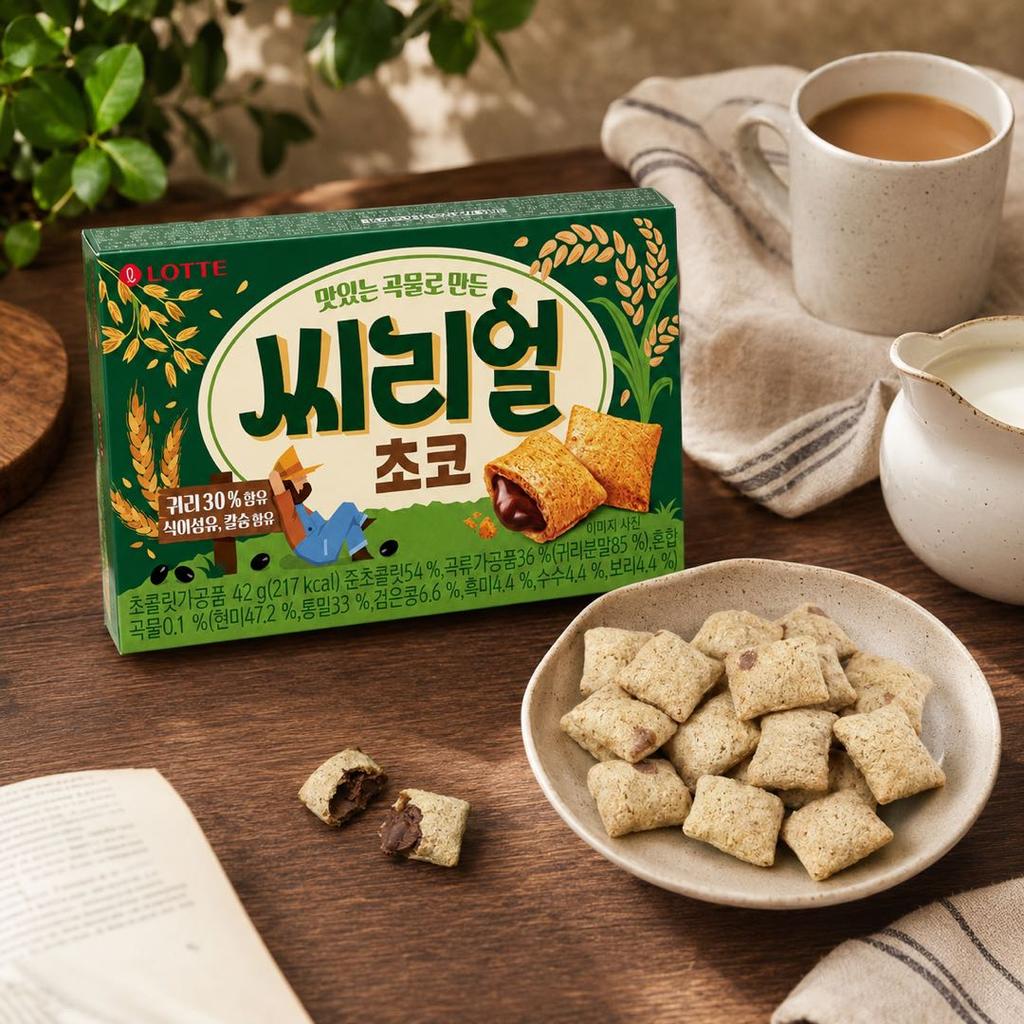 Lotte Buckwheat Compound Chocolate Coated Biscuits 42g