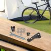 IS auf Flach Mountainbike Scheibenbremsadapter mit leichtem Designmerkmalen