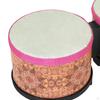 5" and 6" Bongo Drum Set Hand Fine Motor Skills Sturdy Playing Congas for
